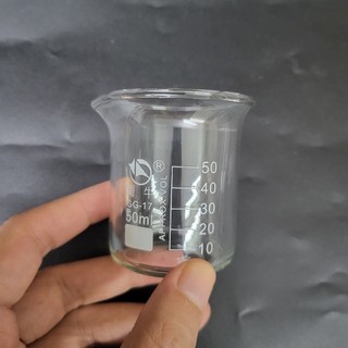 Cốc thủy tinh 50ml/100ml/250ml/500ml chia vạch, có mỏ rót tiện dụng