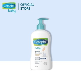 Sữa tắm gội dịu nhẹ cho bé Cetaphil Baby Wash & Shampoo with Organic Calendula 400ml