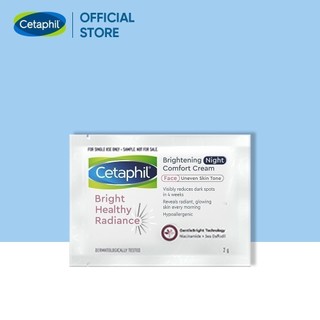 [Hàng tặng không bán] Kem dưỡng ẩm sáng da ban đêm Cetaphil Bright Healthy Radiance Night Cream 2g