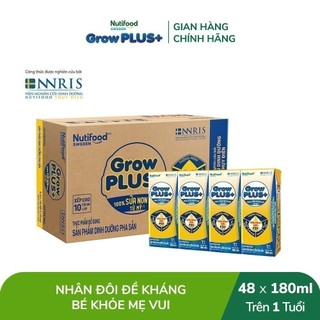 Thùng sữa bột pha sẵn GrowPLUS+ - Sữa non tăng đề kháng - Grow Plus+
