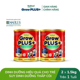 Combo 2 sữa bột GrowPLUS+ suy dinh dưỡng trên 1 tuổi - Grow Plus+