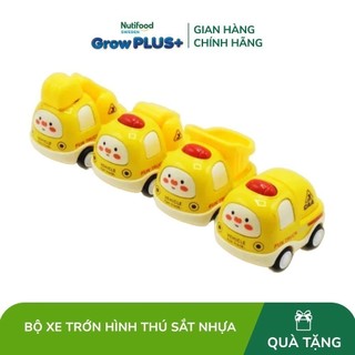 Bộ xe trớn hình thú sắt nhựa