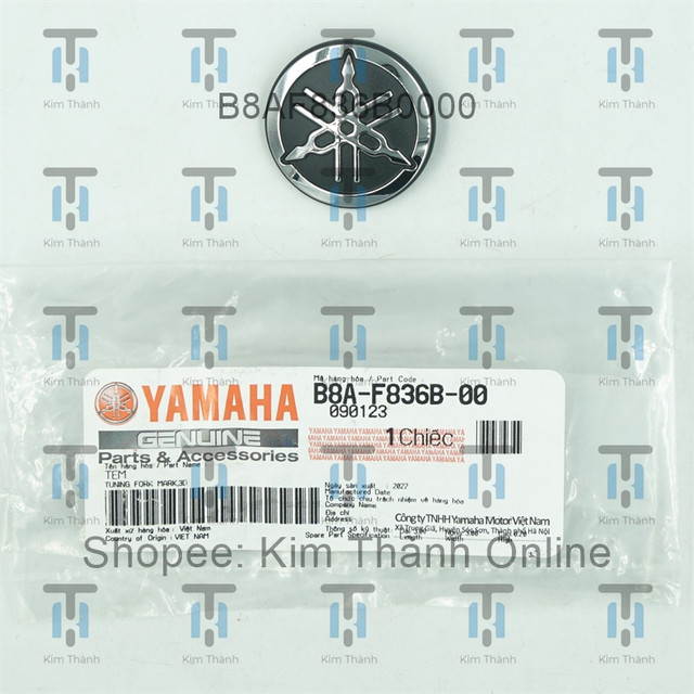 Tem logo nạ Grande 2019 Yamaha VN _ B8AF836B0000
