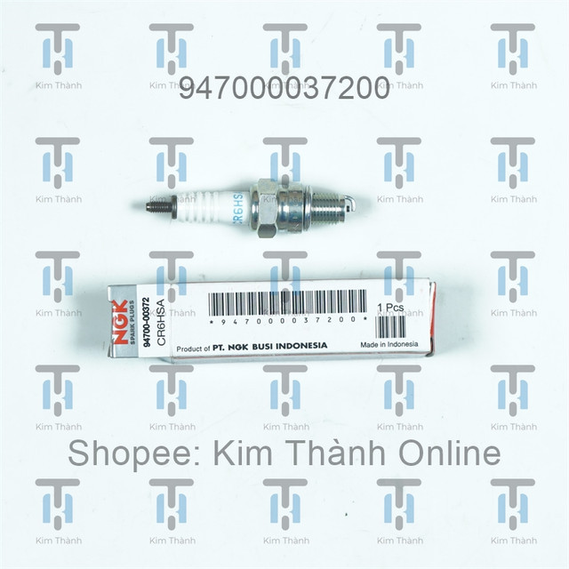Bugi CR6HSA chân ngắn Sirius Yamaha VN _. 947000037200