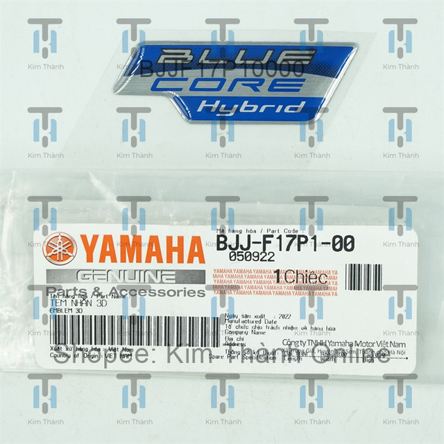 Tem đầu Grande 2022 Yamaha VN _ BJJF17P10000