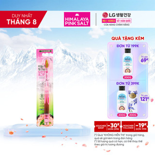 Bàn chải Bamboo Salt Himalaya Pink Salt giúp hơi thở thơm mát