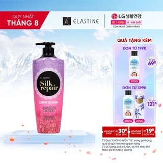 Dầu gội chăm sóc tóc Elastine Silk Repair 550ml Hương Hoa Anh Đào
