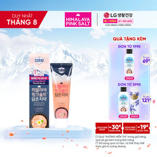 Kem đánh răng hương hoa bạc hà chứa muối hồng Himalaya và muối tre  Bamboo Salt Himalaya PinkSalt 100g
