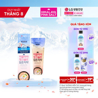 Kem đánh răng Bamboo Salt Himalaya PinkSalt- Hương Hoa Bạc Hà Trắng Răng 100g