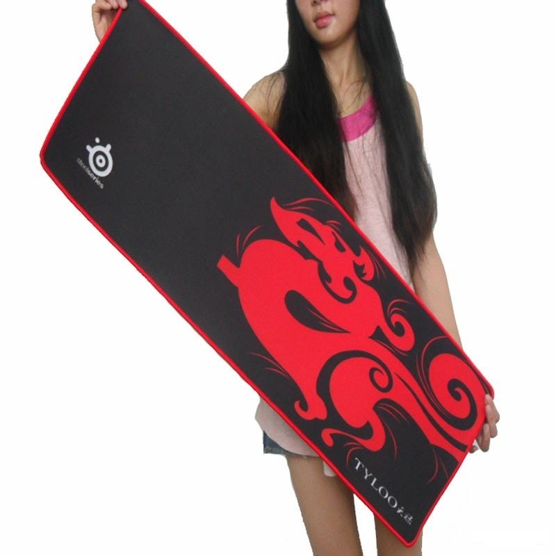 Miếng Lót Chuột Và Bàn Phím Tyloo Cực Đại 70X30Cm May Viền Dày 5 Ly