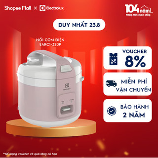 Nồi cơm điện electrolux 1.8l e4rc1-320p, thiết kế đa năng, dung tích lớn