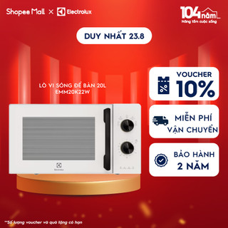 Lò vi sóng để bàn Electrolux UltimateTaste 300 20L - EMM20K22W - Công suất lớn