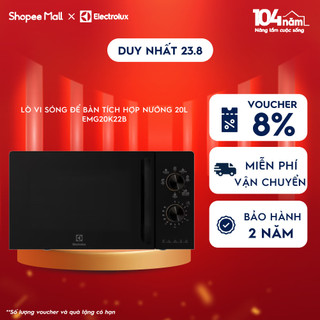 Lò vi sóng để bàn tích hợp nướng Electrolux UltimateTaste 300 20L - EMG20K22B