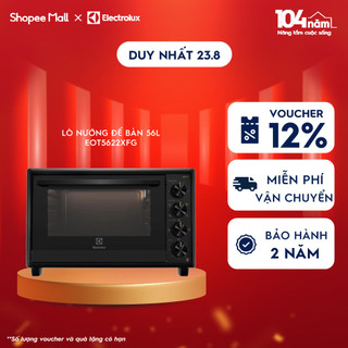 Chỉ giao miền nam - lò nướng để bàn electrolux ultimatetaste 700 56l - eot5622xfg - chức năng airfry 4 trong 1