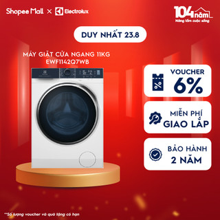 Chỉ giao miền bắc - máy giặt cửa trước electrolux 11kg ultimatecare 700 - ewf1142q7wb - diệt vi khuẩn