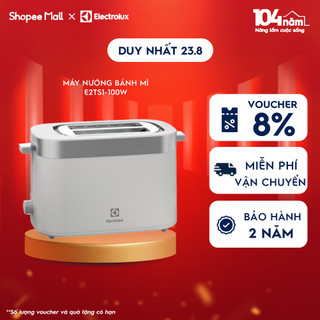 Máy nướng bánh mì Electrolux E2TS1-100W - 7 chế độ điều chỉnh độ giòn phù hợp