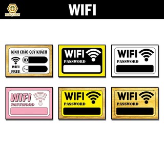 20 Mẫu Biển Pass Wifi - Bảng Treo Ghi Password Wifi Cho Các Cửa Hàng - Biển Pass Wifi Đẹp - Trang Trí Quán Cafe