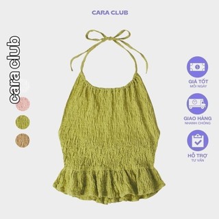 CARA Áo kiểu nữ Gemma chất len thun nhún xinh xắn nhiều màu