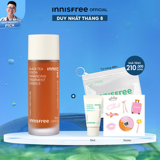 Nước dưỡng ngăn ngừa lão hóa từ trà đen innisfree Black tea Youth Enhancing Treatment Essence 75 mL (New 2023)