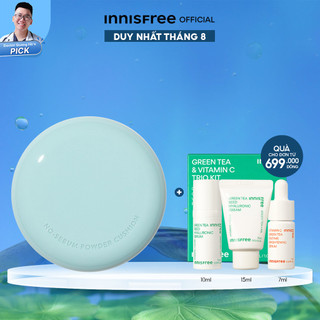 Phấn nước kiềm dầu SPF 29 PA++ innisfree No Sebum Powder Cushion 14g