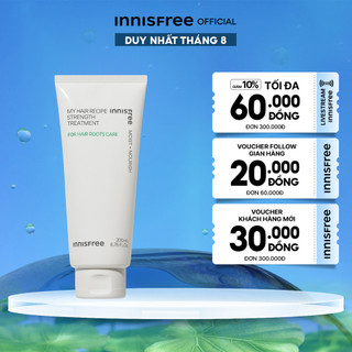Dầu xả phục hồi gãy rụng innisfree My Hair Recipe Strength Treatment 200mL