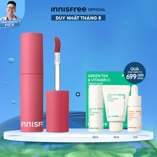 Son tint dạng lì siêu nhẹ môi innisfree Airy Matte Tint 3.8g (New 2023)