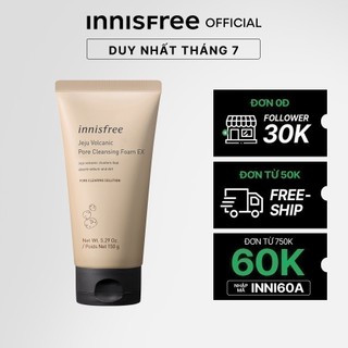 Sữa rửa mặt kiểm soát nhờn innisfree Volcanic Pore Cleansing Foam 150ml