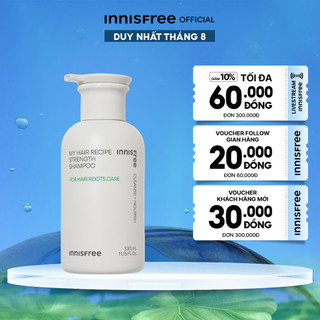 Dầu gội nuôi dưỡng chân tóc innisfree My Hair Recipe Strength Shampoo 330mL