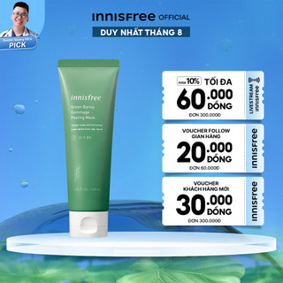 Mặt nạ tẩy tế bào da chết từ lúa mạch xanh innisfree Green Barley Gommage Mask 120ml