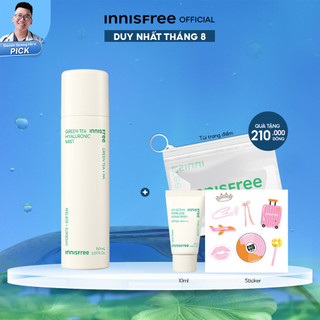 Xịt khoáng dưỡng ẩm từ trà xanh đảo Jeju INNISFREE Green Tea Mist 150ml