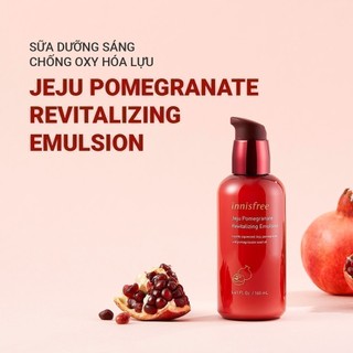 [Mã COSIF04 giảm 10% đơn 400K] Sữa dưỡng ngăn ngừa lão hóa từ lựu innisfree Jeju Pomegranate Revitalizing Emulsion 160ml