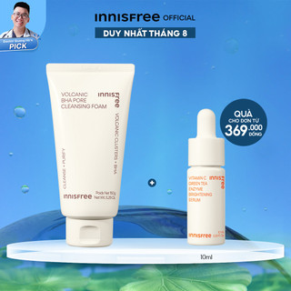Sữa rửa mặt se khít lỗ chân lông innisfree Volcanic Pore BHA Cleansing Foam 150g