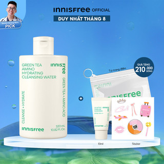 Nước tẩy trang dưỡng ẩm Innisfree Green Tea Amino Cleansing Water 320ml