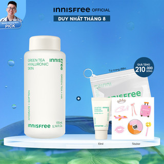 Nước cân bằng trà xanh INNISFREE Green Tea Hyaluronic Skin 170ml