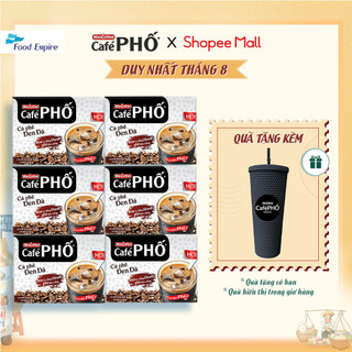 Combo 6 hộp cà phê phố đen đá - maccoffee