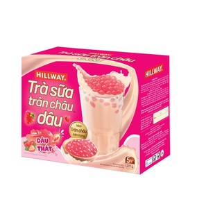 Hillway Hộp Trà Sữa Trân Châu Vị Dâu 225gr