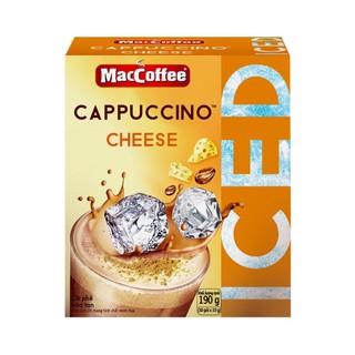 [DATE 01/24][Hàng tặng không bán] Hộp cà phê Phố MacCoffee Cappuccino vị Phô mai 190gr (10 gói x 19gr)