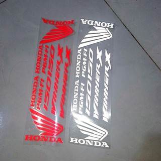 Bộ Tem WinnerX 10 món Phản Quang