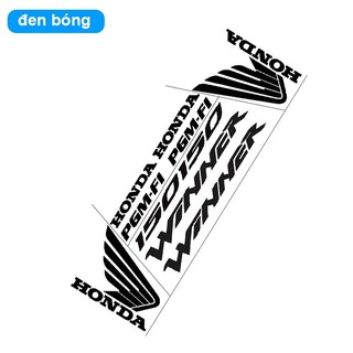 Bộ Tem WINNER 10 món Phản Quang