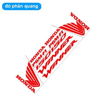 Bộ Tem WINNER 10 món Phản Quang
