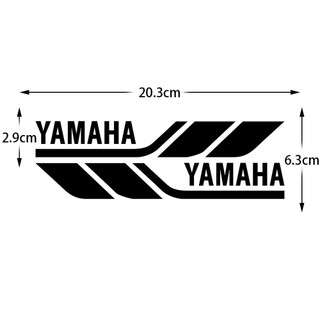 Tem Decal Phản Quang Yamaha dán 2 bên hông xe máy (yamaha132)