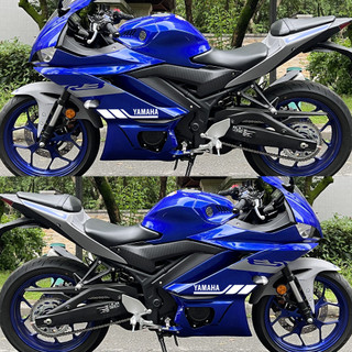 Tem Decal Phản Quang Yamaha dán 2 bên hông xe máy (yamaha132)
