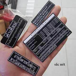 Bộ tem decal dán xe máy thông số click thái zin thái siêu đẹp