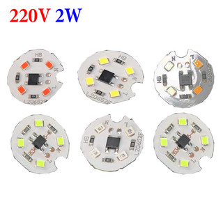Chip led 2w trực tiếp điện ac 220v 25mm 6 màu chọn mua