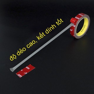 Băng Keo Dán Cường Lực 2 Mặt 3M (nhiều size - cuộn dài 3 mét)