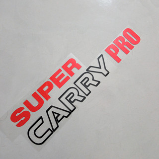 Tem supper carry pro phản quang dán xe suzuki pro, pvc chịu nhiệt không phai màu