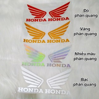 Tem Decal Phản Quang Cánh Chim Honda