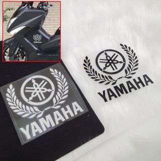 Tem decal bông lúa yamaha loại lớn dán xe