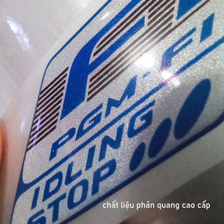 Tem PGM-FI IDLING STOP Phản Quang