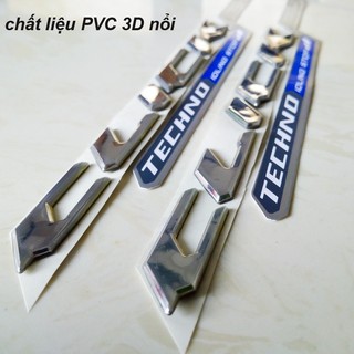 Bộ Tem CLICK Techno 125 150 cho xe máy Honda